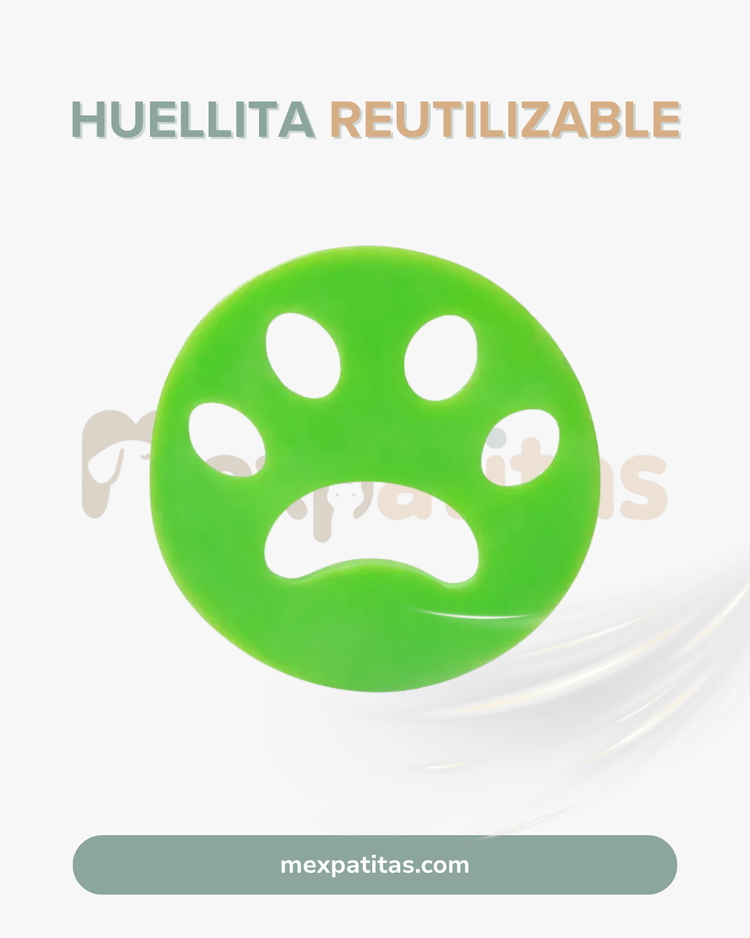 Quita pelusa con forma de huellita | Limpieza Mexpatitas