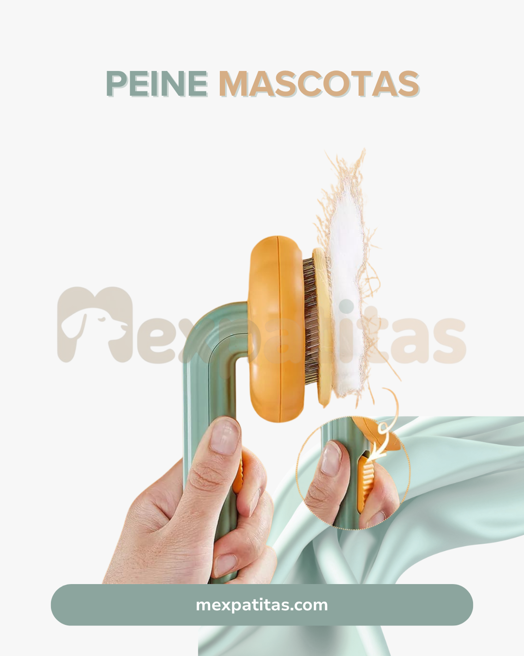 Peine para Mascotas | Limpieza Mexpatitas