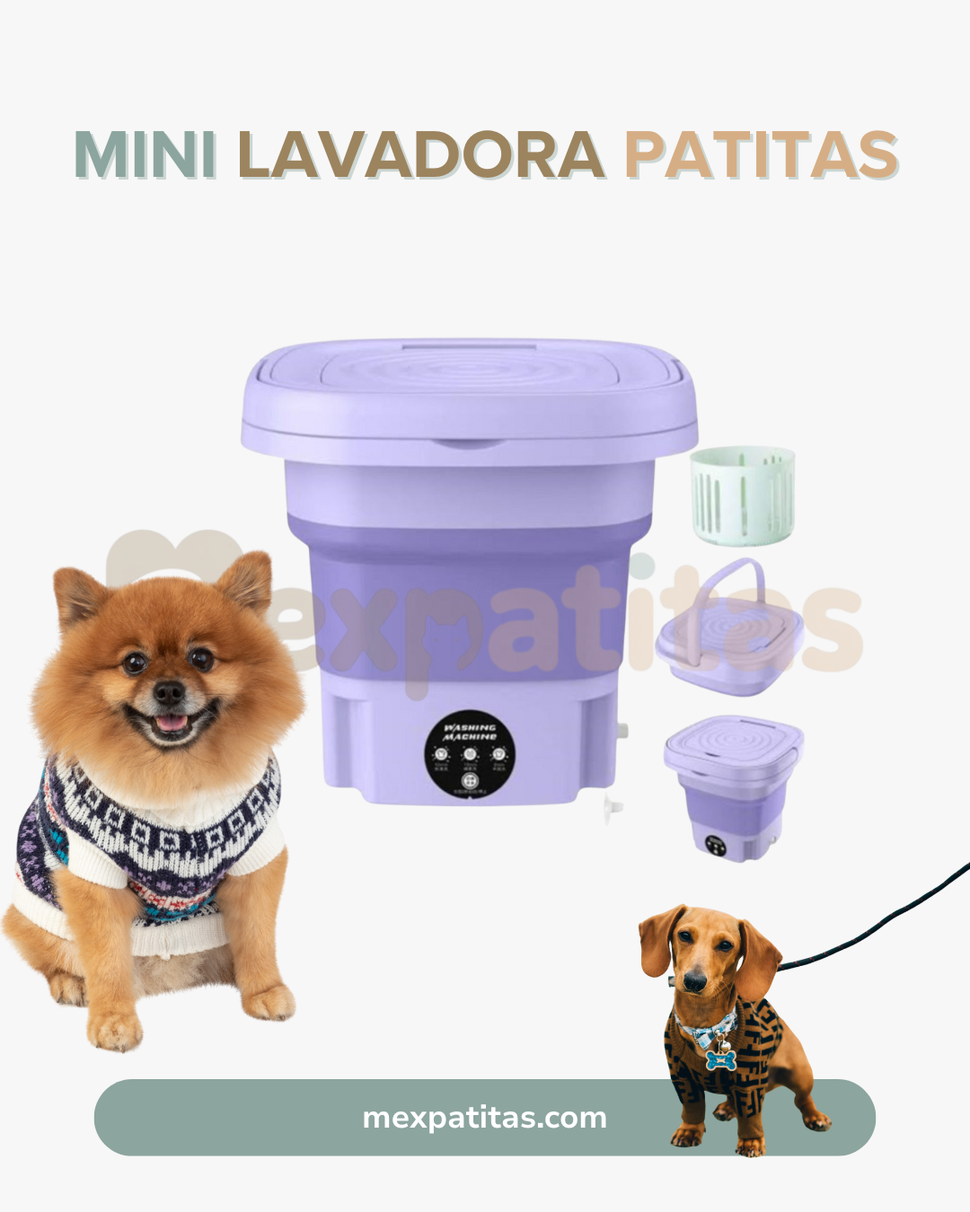 Lavadora Patitas | Hogar Mexpatitas