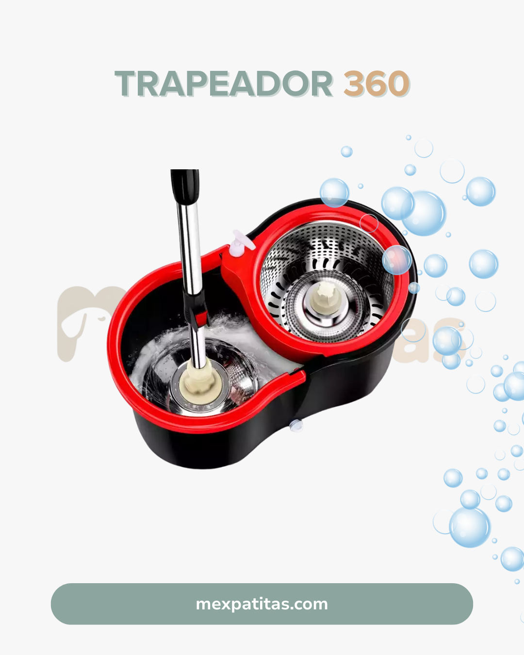 Trapeador 360 | Hogar Mexpatitas