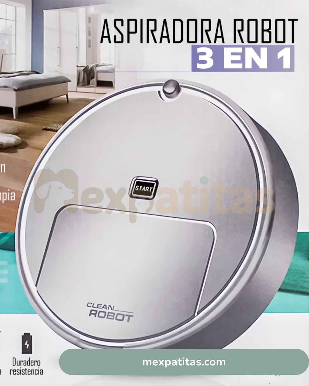 AspiraPatitas 3en1 | Hogar Mexpatitas